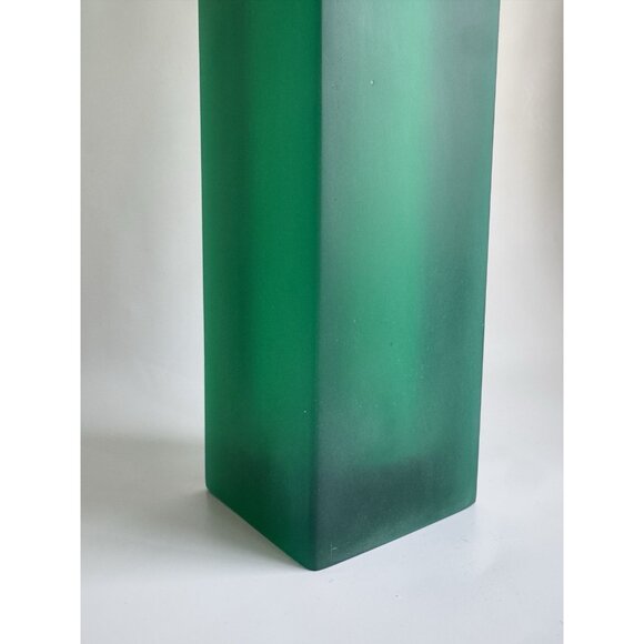 Martha Sturdy Resin Vase Rare Green Golden Bow - Picture 6 of 13